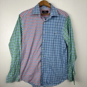 Vineyard Vines‎ Slim Fit Tucker Shirt Men's Med Long Sleeve Button Up Colorblock